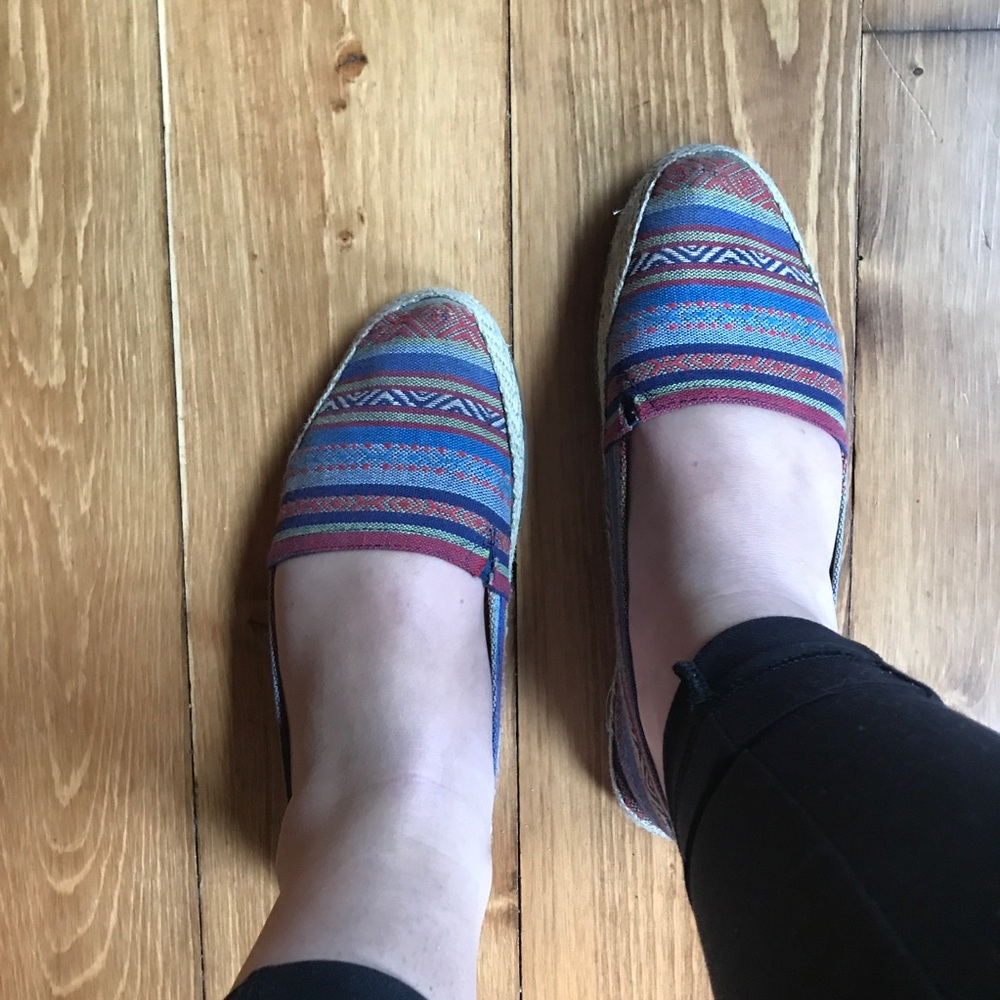 Lucky Brand boho striped flats— size 7.5 - Picture 4 of 8